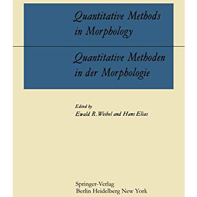 Quantitative Methods in Morphology / Quantitative Methoden in der Morphologie: P [Paperback]