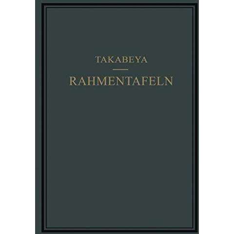 Rahmentafeln [Paperback]