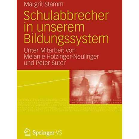 Schulabbrecher in unserem Bildungssystem [Paperback]