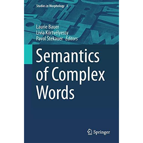 Semantics of Complex Words [Hardcover]