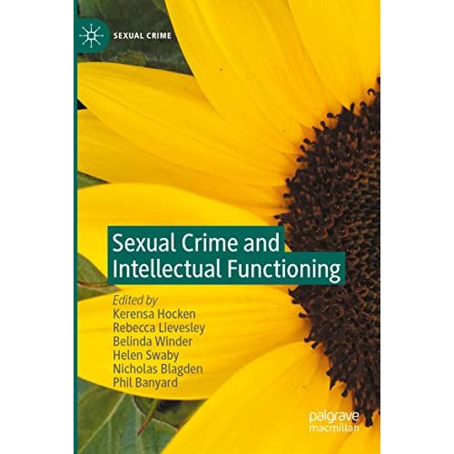 Sexual Crime and Intellectual Functioning [Paperback]