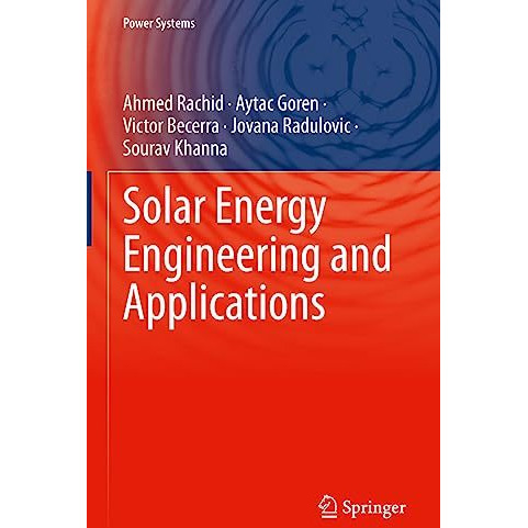 Solar Energy Engineering and Applications [Hardcover]