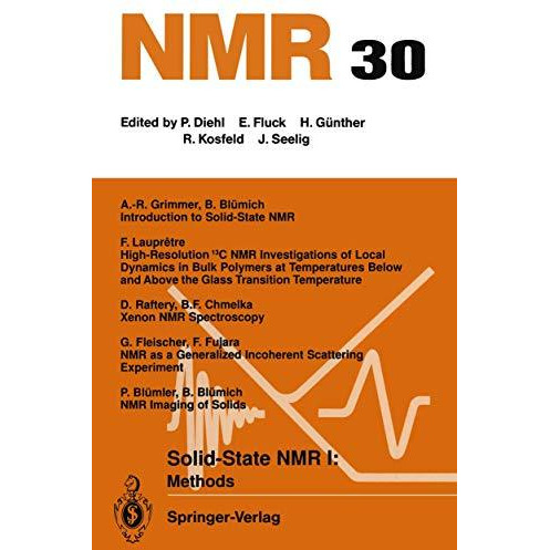 Solid-State NMR I Methods: Methods [Paperback]