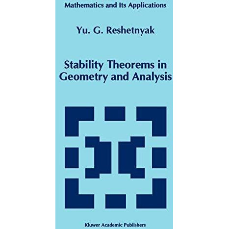 Stability Theorems in Geometry and Analysis [Hardcover]