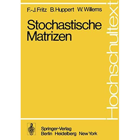 Stochastische Matrizen [Paperback]