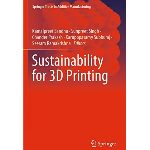 Sustainability for 3D Printing [Paperback]