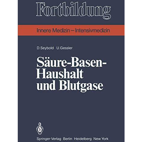 S?ure-Basen-Haushalt und Blutgase [Paperback]