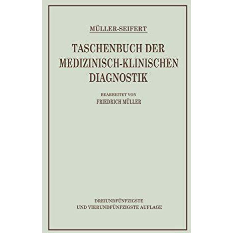 Taschenbuch der Medizinisch-Klinischen Diagnostik [Paperback]