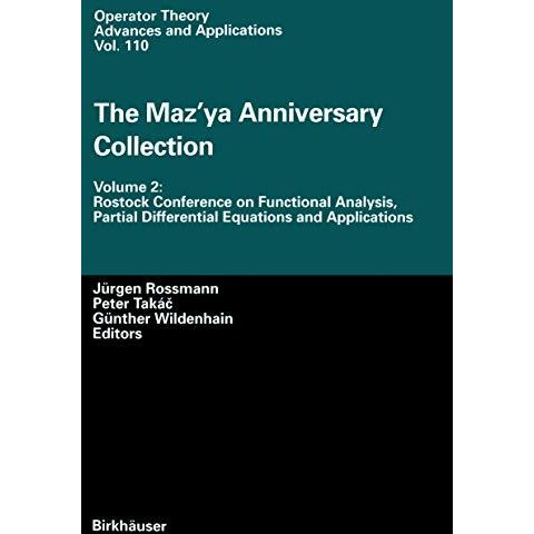 The Mazya Anniversary Collection: Volume 2: Rostock Conference on Functional An [Paperback]