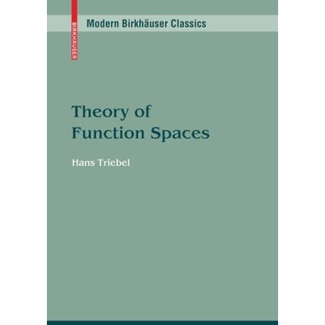 Theory of Function Spaces [Paperback]