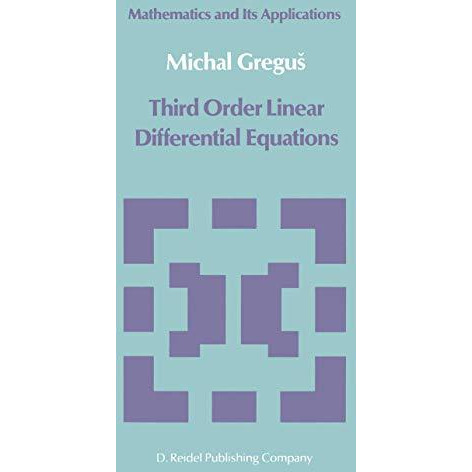 Third Order Linear Differential Equations [Paperback]