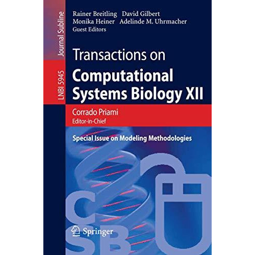 Transactions on Computational Systems Biology XII: Special Issue on Modeling Met [Paperback]