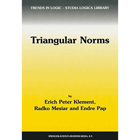 Triangular Norms [Paperback]