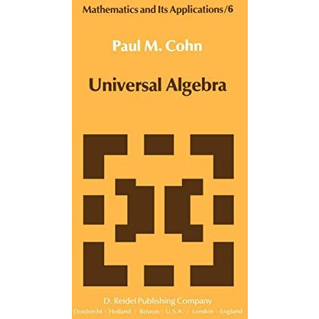 Universal Algebra [Paperback]