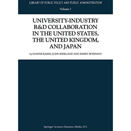 University-Industry R&D Collaboration in the United States, the United Kingd [Hardcover]