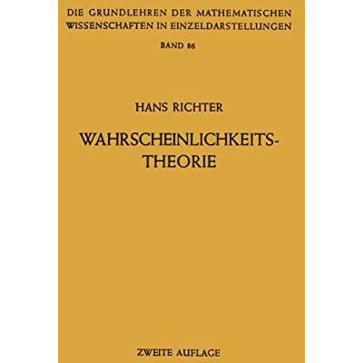 Wahrscheinlichkeitstheorie [Paperback]