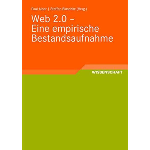 Web 2.0 - Eine empirische Bestandsaufnahme [Paperback]