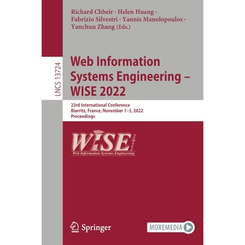 Web Information Systems Engineering  WISE 2022: 23rd International Conference,  [Paperback]