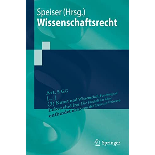 Wissenschaftsrecht [Paperback]