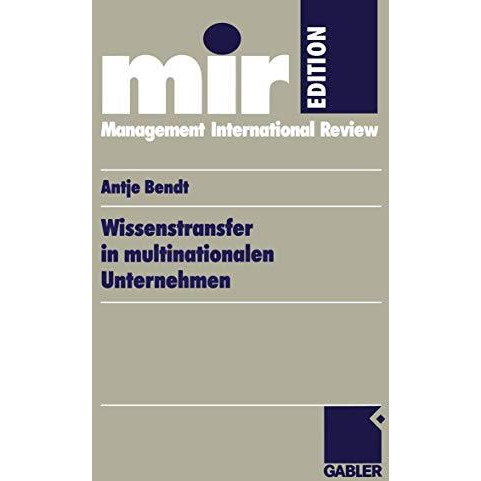 Wissenstransfer in multinationalen Unternehmen [Paperback]