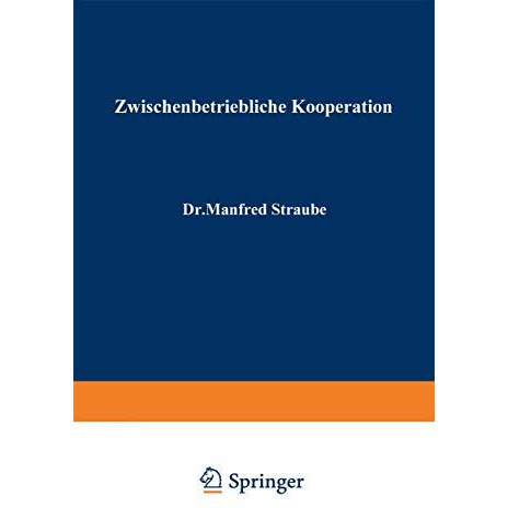 Zwischenbetriebliche Kooperation [Paperback]