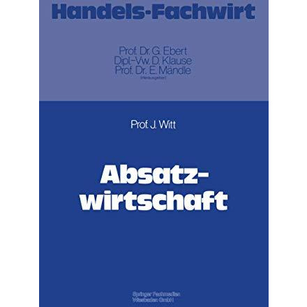 Absatzwirtschaft [Paperback]