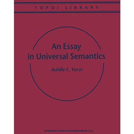 An Essay in Universal Semantics [Hardcover]