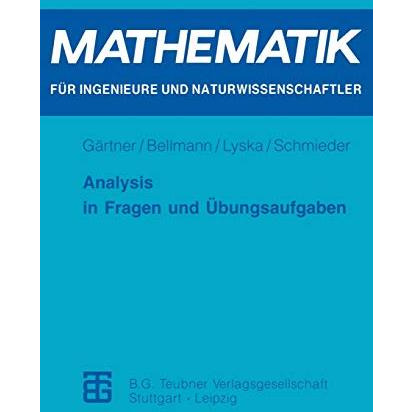 Analysis in Fragen und ?bungsaufgaben [Paperback]