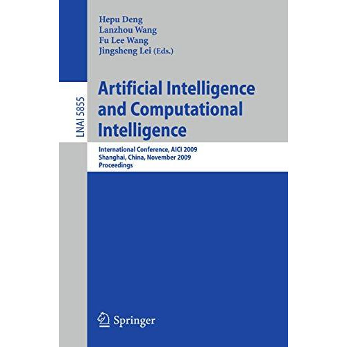 Artificial Intelligence and Computational Intelligence: International Conference [Paperback]