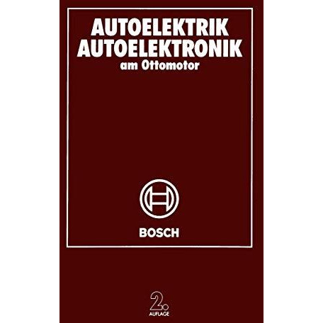 Autoelektrik Autoelektronik am Ottomotor [Paperback]