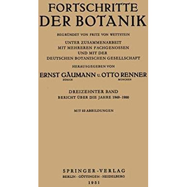 Bericht ?ber die Jahre 19491950 [Paperback]