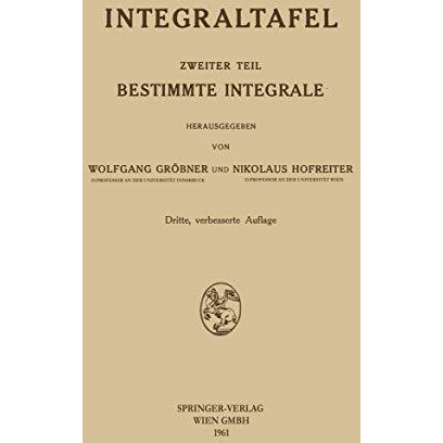 Bestimmte Integrale [Paperback]