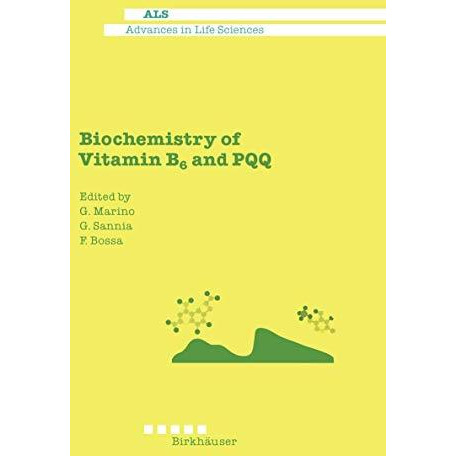 Biochemistry of Vitamin B6 and PQQ [Paperback]