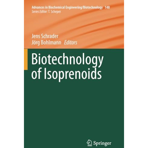 Biotechnology of Isoprenoids [Paperback]