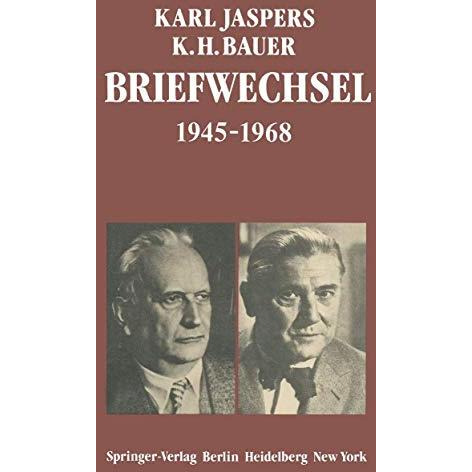 Briefwechsel 19451968 [Paperback]