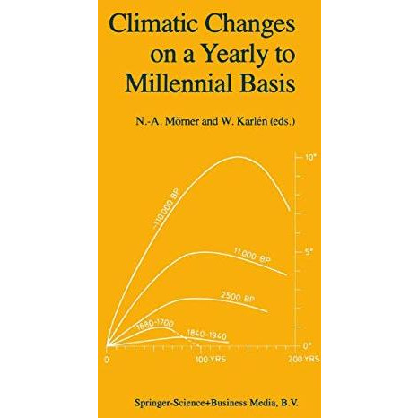 Climatic Changes on a Yearly to Millennial Basis: Geological, Historical and Ins [Paperback]