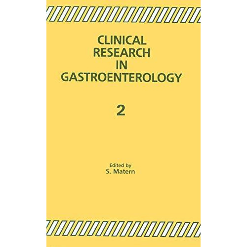 Clinical Research in Gastroenterology 2 [Hardcover]