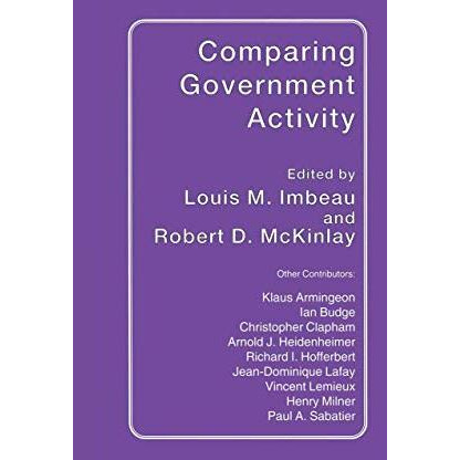 Comparing Government Activity [Paperback]