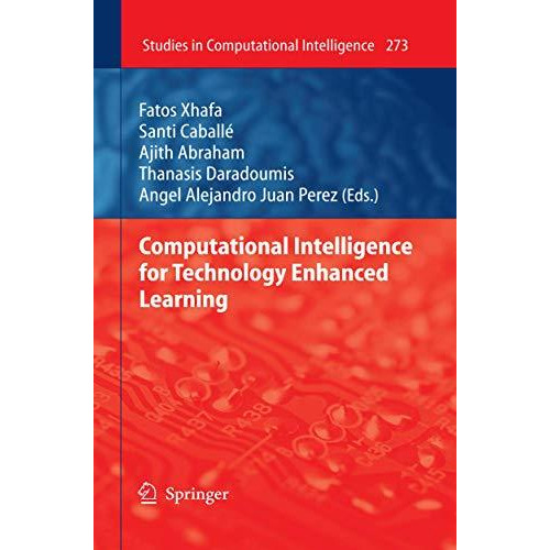 Computational Intelligence for Technology Enhanced Learning [Hardcover]