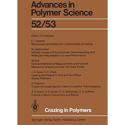 Crazing in Polymers [Paperback]