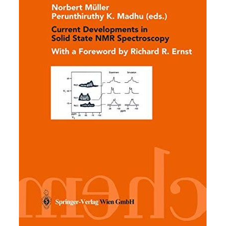 Current Developments in Solid State NMR Spectroscopy [Paperback]