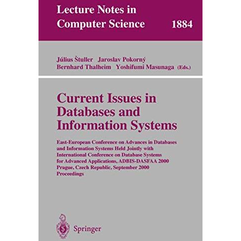 Current Issues in Databases and Information Systems: East-European Conference on [Paperback]