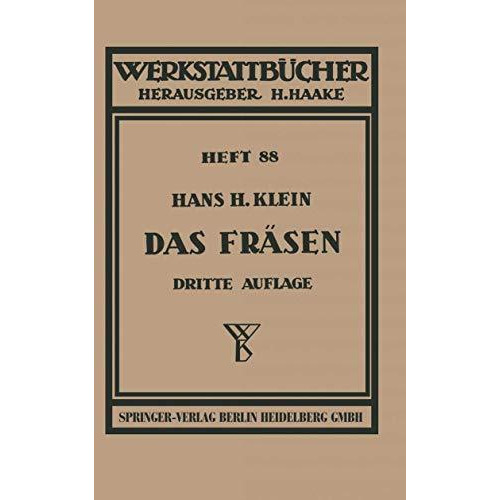 Das Fr?sen [Paperback]