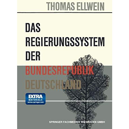 Das Regierungssystem der Bundesrepublik Deutschland [Paperback]