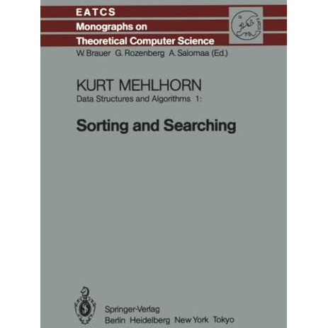 Data Structures and Algorithms 1: Sorting and Searching [Paperback]