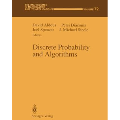 Discrete Probability and Algorithms [Paperback]