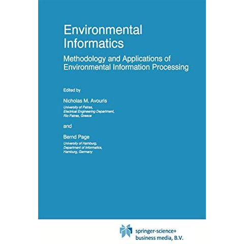 Environmental Informatics: Methodology and Applications of Environmental Informa [Paperback]