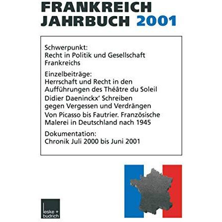 Frankreich-Jahrbuch 2001: Politik, Wirtschaft, Gesellschaft, Geschichte, Kultur [Paperback]