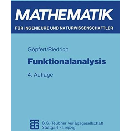 Funktionalanalysis [Paperback]