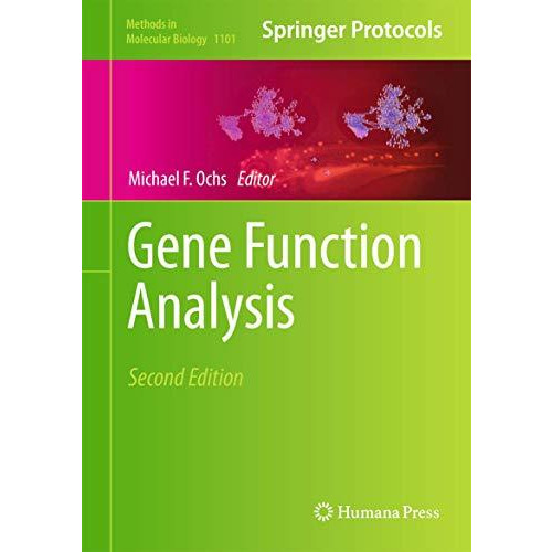 Gene Function Analysis [Hardcover]